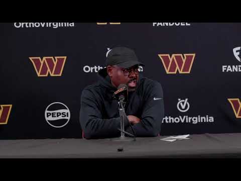 DC Joe Whitt Jr. Speaks to the Media Before Practice | Washington Commanders