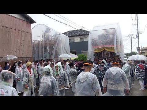 佐原の大祭2024夏　年番前後三町による舩戸地区代表巡行