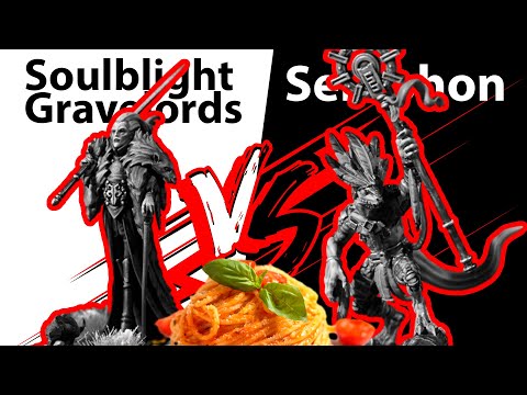 Soulblight Gravelords vs Seraphon | Паста Горя