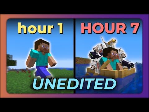 Walking for 10 HOURS in Minecraft (FULL VERSION)