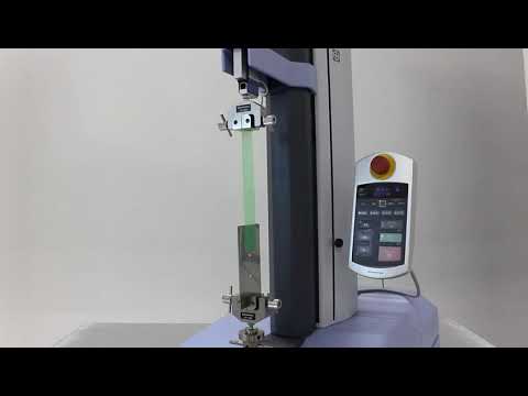 180 Degrees adhesive test using EZ-X Single-Column Tester for Texture Analysis & Material Evaluation