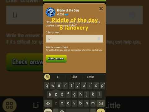 8 janovery Zoo Airdrop Riddle of the day #zooairdrop