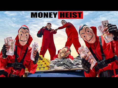 PARKOUR VS MONEY HEIST: Money Heist Break Into Police Station,Murder It To Steal Money | Epic POV