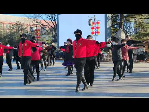 水兵舞《忘川的河》动作简单易学，歌曲好听舞蹈好看,square dance, dance, pop music, aerobics