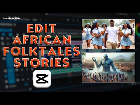 How to Edit African Folktale Stories | AI Video Tutorial