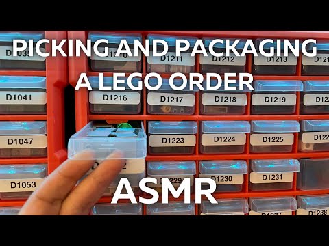 [ASMR] Picking and Packing LEGO Orders | Bricklink Orders | No Talking