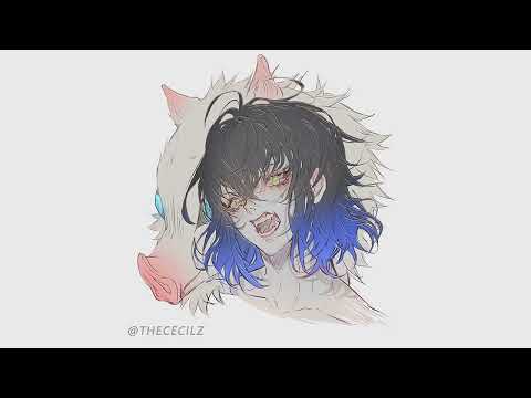 Sketching Demon Slayer Characters - Kimetsu no Yaiba - by theCecile #speedpaint