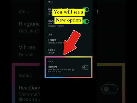 Enable WhatsApp Status Notifications #whatsapp #whatsappstatus #status #howto