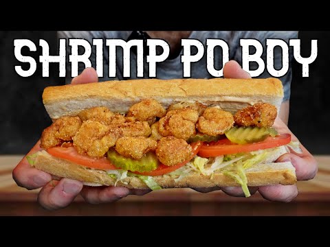 The Simplest Fried Shrimp Po Boy