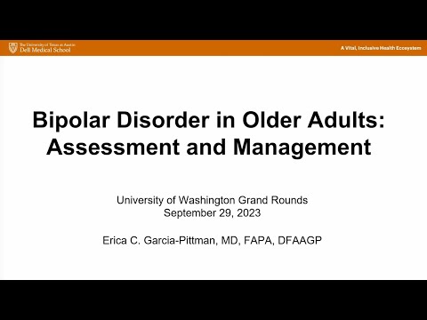 Bipolar Disorder in Older Adults: Assessment and Management