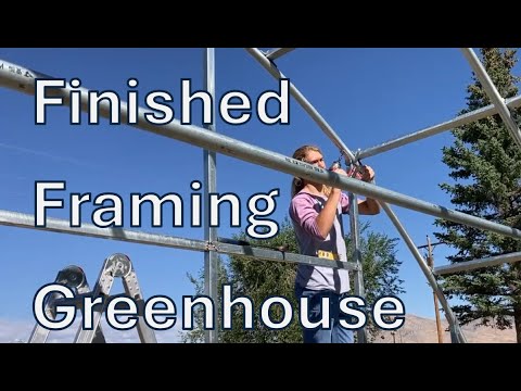 Greenhouse Framing Update (part 5): Finished Framing End walls