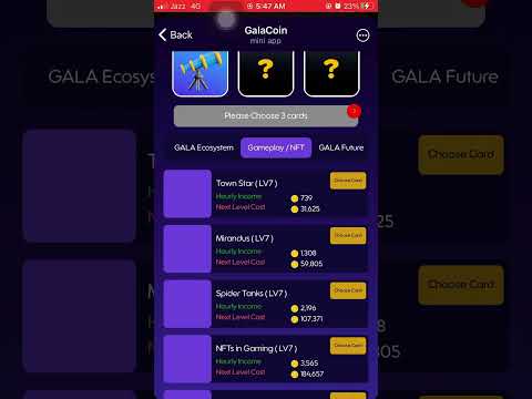 Gala coin daily combo 9 October 2024 #galacoin