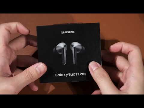 ASMR unboxing - Samsung Galaxy Buds3 Pro (Silver/Gray)