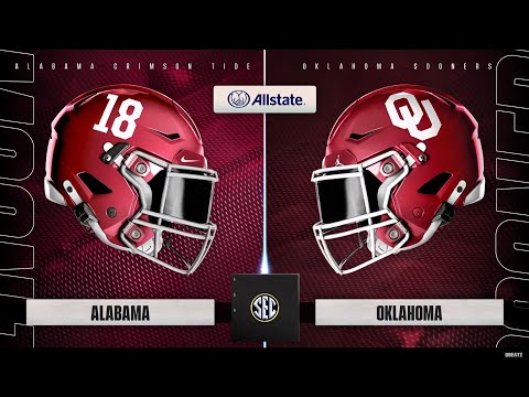 COLLEGE FOOTBALL ALABAMA CRIMSON TIDE VS. OKLAHOMA SOONERS FULL GAME!