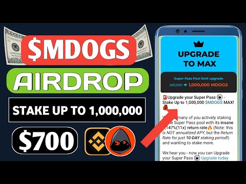 Money Dogs Listing Date 22 Dec । Stake Up to 1,000,000 SMDOGS MAX! । Money Dogs New Update