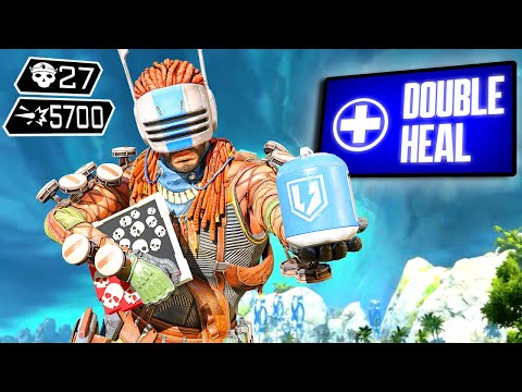 BUFFED MIRAGE 27 KILLS AND 5700 DAMAGE (Apex Legends Gameplay)