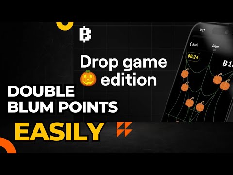 Blum Drop Game Edition | Now Double Your Blum Points Easily | Get 10 Points On Each Tap