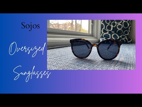 SOJOS Oversized Round Sunglasses – Chic Style for Women & Men! 😎✨