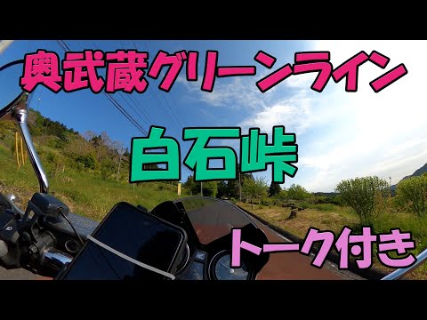 【CB1100EX】奥武蔵グリーンライン　白石峠　トーク付き【モトブログ】