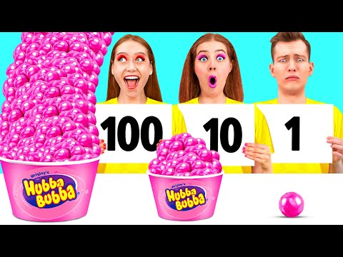 100 Layers of Food Challenge | Funny Food Situations by PaRaRa Challenge