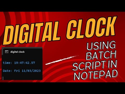 How to Make Digital Clock In you PC Laptop or Desktop