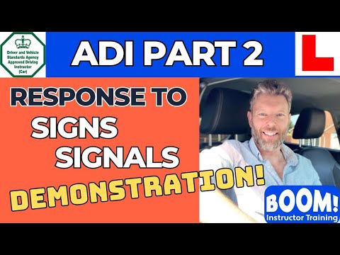 PDI tutorial: How to respond to signs/signals (Part 2 test advice)