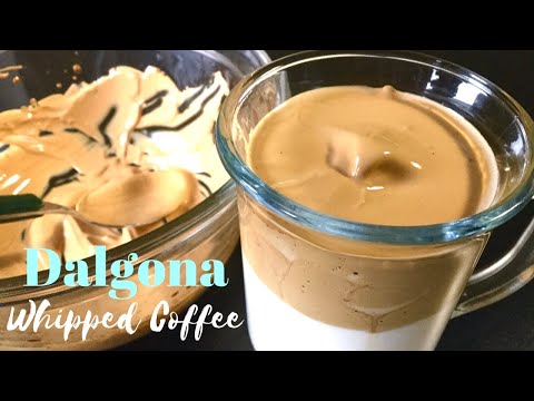 Dalgona Whipped Coffee~How to make dalgona coffee plus magic coffee whipped cream