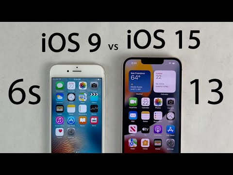 iPhone 6s iOS 9 vs iPhone 13 iOS 15 - Original iOS Versions!