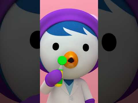 Fixing your cavity🦷 | Tooth Song #pororo #shorts #kidssong