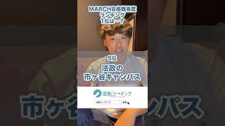 MARCH合格難易度ランキング1位は…？#MARCH #大学受験 #受験勉強 #MARCH志望 #逆転コーチング #勉強垢 #学歴 #入試