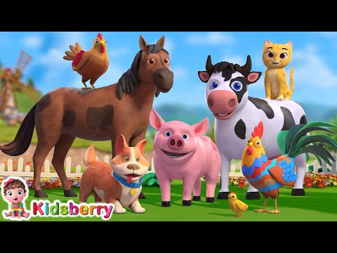 Animal Song for Kids | Nursery Rhymes & Baby Songs - Kidsberry