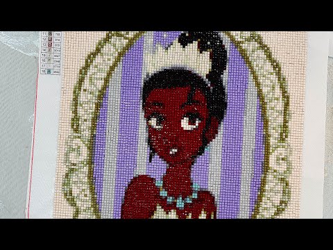 Completed Tiana Diamond Painting | GBFKE