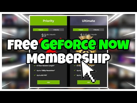 How To Get GEFORCE NOW Membership For FREE! (PRIORITY/ULTIMATE)