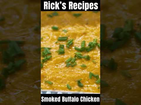 Smoked Buffalo Chicken Dip - Rick's Recipe Shorts #indoorsmoker