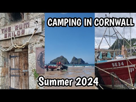 SHE GOT STUNG BY A JELLYFISH | COME CAMPING WITH US TO TREMARNE CAMPSITE CORNWALL