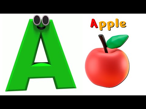 The ABC Phonics Song, Toddler Learning Video, A for Apple, Nursery Rhymes, Alphabet song of kids