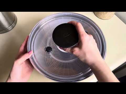 OXO Good Grips Stainless Steel Salad Spinner Review, How It Works + Do I REGRET Buying