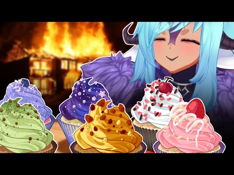 【Handcam Baking】HALLOWEEN EDITION!!! :3 Cupcakes & Gingerbread House!🐐🍼【VAllure】