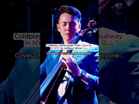 Insane 😧 Cellist in NYC goes from the subway to the stage with Coldplay… do fans like it?