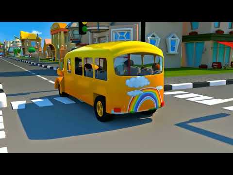 Wheels On The Bus Nursery Rhymes and kids songs    By welcome spring  Nursery Rhymes