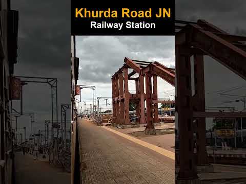 Khurda Road Junction railway station #12660/Gurudev SF Express #Indian Railways #shorts