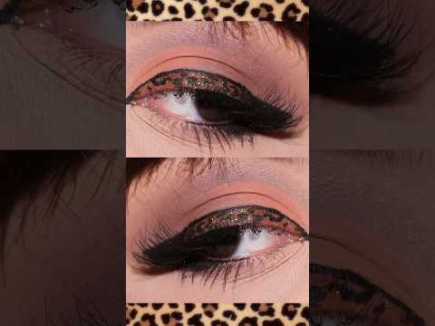 Leopard print is back in trend 🐆 #makeuptutorial #makeuplover