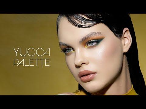 Sparkly Bold Eye makeup ft. the YUCCA EYESHADOW PALETTE | Natasha Denona Makeup