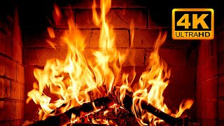 🔥 Cozy Fireplace 4K (12 HOURS). Fireplace with Crackling Fire Sounds. Fireplace Burning 4K