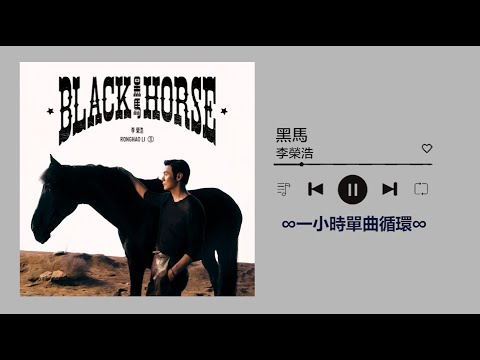 李榮浩Ronghao Li《黑馬Black Horse》｜♾️一小時單曲循環播放1 Hour Loop♾️