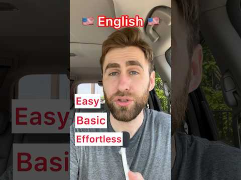 5 OTHER ways to say “Simple” in English 🇺🇸 #shorts #learnenglish