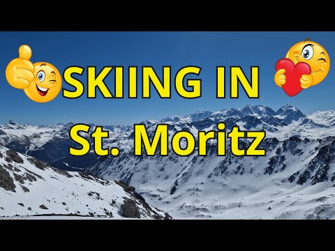 Skiing in St. Moritz, Switzerland