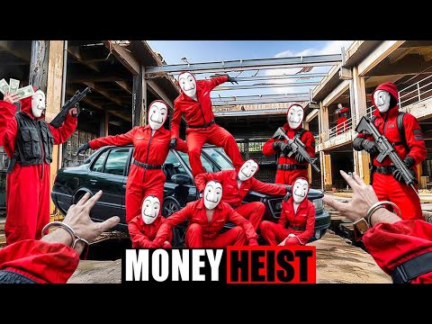 PARKOUR VS MONEY HEIST: Money Heist Break In, Kill Police and Rescue Boss from Prison | Epic POV