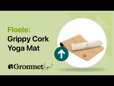 Eco-Friendly Cork Yoga Mat: Floele Yoga Mat for Superior Grip and Balance | Grommet Live