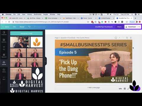 How to Create YouTube Thumbnails in Canva for a Video Series